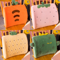 Cartoon cute car waist cushion car waist cushion Office chair waist cushion memory cotton pillow backrest