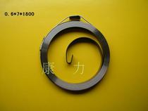 Clockwork drawstring spring Vortex hair strip take-up spring clockwork custom thickness 0 5-0 8 wide 7-10 0 5*7