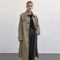 Fan Loo 2022 Spring new windcoat jacket woman little sub-design sensation in the long style Inn style Inn Wind coat