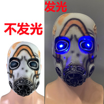 Borderlands 3 Psycho Cosplay Mask Lord of the Earth 3 Half-face Latex Luminous Mask