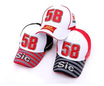 MOTO GP 58 Motorcycle Cap Marco Simoncelli Motorcyclist Hat Racing Cap