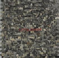 Natural stone mosaic wall stickers background wall ancient wood grain section marble Living Room bar tile toilet