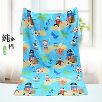 Pirate captain cartoon cute bath towel cotton big towel absorbent soft 120 * 60cm boy