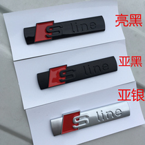 Audi sline car marked sports version of leaf plate side A3 A3 A5 A6 A4L retrofit logo bodywork patch Q3 Q5