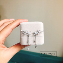 Korean clip earrings without pierced ears Female gold secretary why is this the same stud earrings simple temperament ear clip super fairy