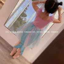 Export Australian girl mermaid skirt gauze tail shape princess dress Childrens Day dress birthday dress