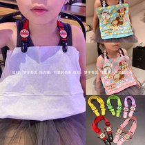 Export Japanese childrens saliva towel clip Rice pocket handkerchief clip bread Superman hanging neck tissue Clip 3