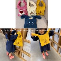 Autumn and winter style ins cartoon plush Hand bag cute vest bag Halloween candy bag handbag