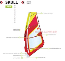 French flying fish EXOCET windsurfing windsurfing 2018 SKULL series wave sail jumping sail