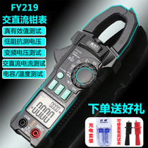 High precision clamp meter multimeter Digital ammeter Clamp clamp current universal meter AC and DC automatic FY219