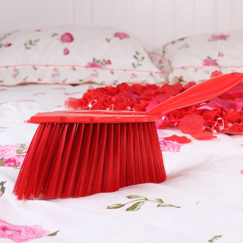 大红色床刷除尘刷 婚房扫床扫帚 地毯刷大号床扫刷子结婚用品