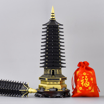 Pure copper Wenchang Tower nine-story ten-three-story Wenchang Tower ornament 13-story Wenchang Tower