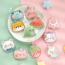 Children Mosquito Repellent Buckle Embroidery Handmade Diy Material Bag Homemade Valentines Day Gift Breast for Men and Women Simple