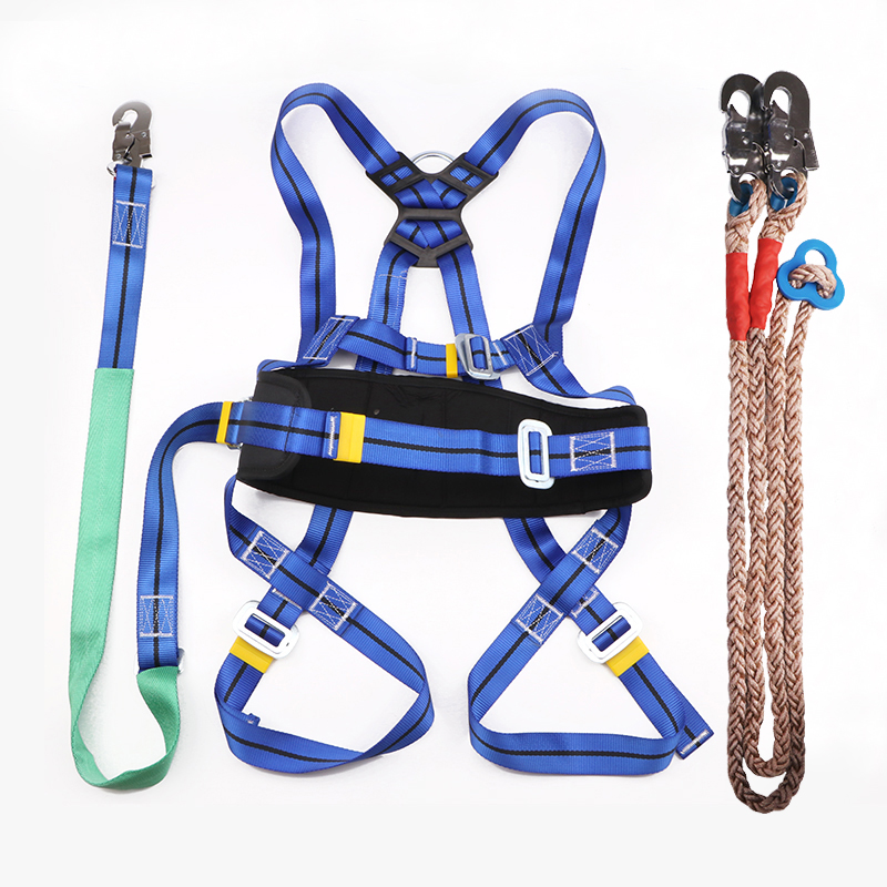 safety belt operation widening high altitude safety rope electrician national standard whole body safety belt five-point electrician belt construction