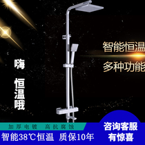 Constant temperature shower set All-copper bath shower Rain shower set Household smart shower shower