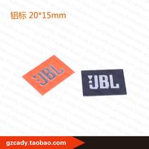 Speaker accessories JBL stage speaker aluminum label JBL mesh cover Metal nameplate trademark plate 20*15mm
