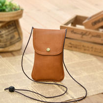 Pack a small light walk in summer bag bag mini-hung vertical retro-skinned bag bag