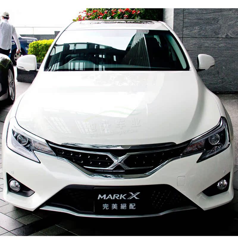 13-17年丰田新锐志中网改装mark-x款中网标志 运动款锐志中网x标