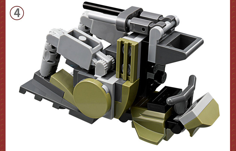 乐高拼装积木玩具礼物star wars星星球大战系列75151克隆涡轮坦克