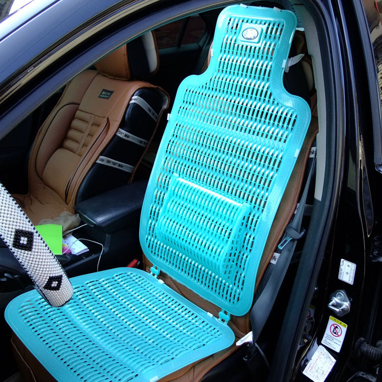 最新款通风透气汽车坐垫双排双层凉垫塑料坐垫塑胶坐垫货车拖车爆