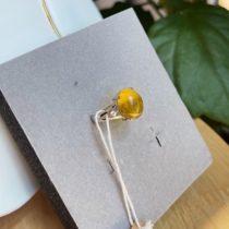 Russian natural beeswax amber mixed ring ring ring live mouth with Russian label purchase direct spot