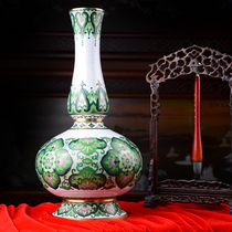 Beijing Jingtai Blue Butterfly Vase Copper Tire Pinch Silk Enamel Home Decoration Products Business Handicraft Gift Pendulum