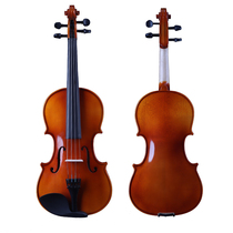 Qinyou solid wood violin Adult and child specifications have good sound quality and video beginner practice popularization