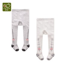 Rabbi childrens Jacquard pantyhose 2021 spring and summer baby stockings breathable leggings socks 2 pieces