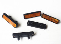 Bicycle foot pedal Mountain bike bearing Pedal with reflective sheet Aluminum alloy ball foot accessories reflective strip