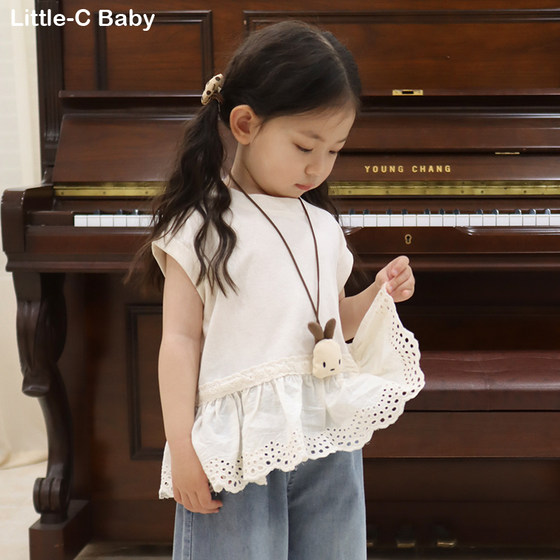 CHAO Beauty’s Personal Style ~ Korean Girls 2025 Summer Fresh Pure Cotton Doll Shirt Baby Lace Top T-shirt
CHAO Beauty’s Personal Style ~ Korean Girls 2025 Summer Fresh Pure Cotton Doll Shirt Baby Lace Top T-shirt