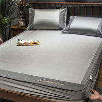 Spring and summer all-inclusive bed sheet bed sheet ice silk mat three-piece embroidered rattan mat air conditioning mat foldable mat