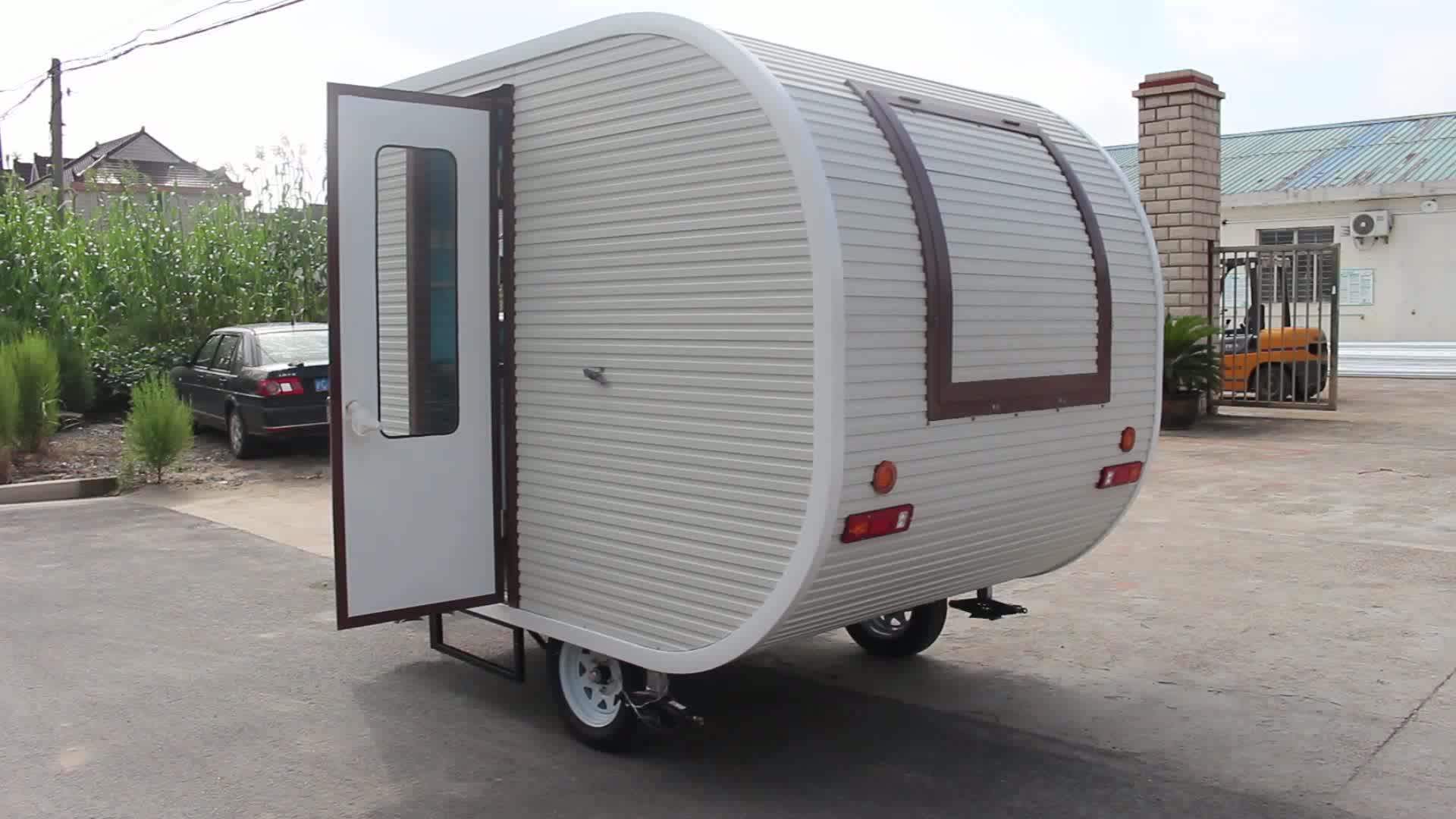 jx-dc300 工厂新款时尚设计产品移动厨房定制食品车