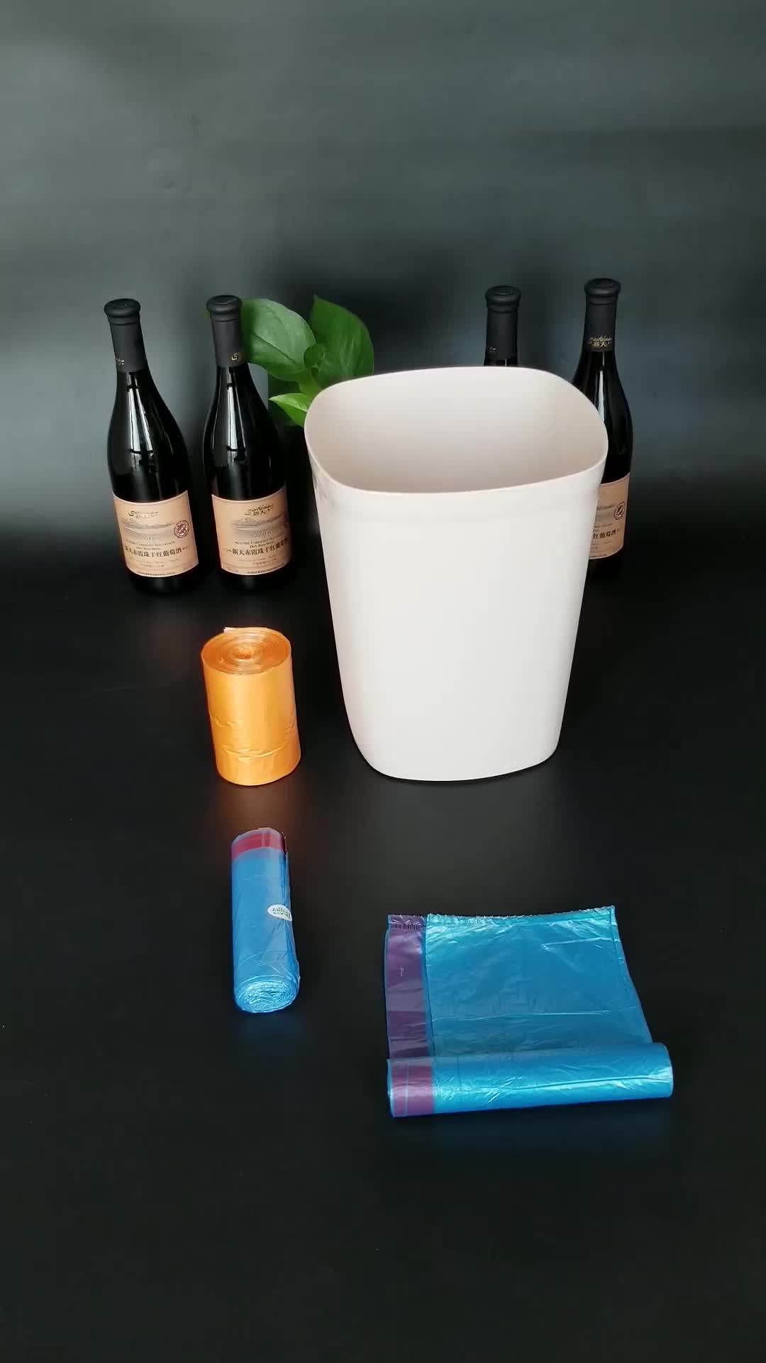 hot sale draw string plastic garbage bag refuse sack rubbish bag