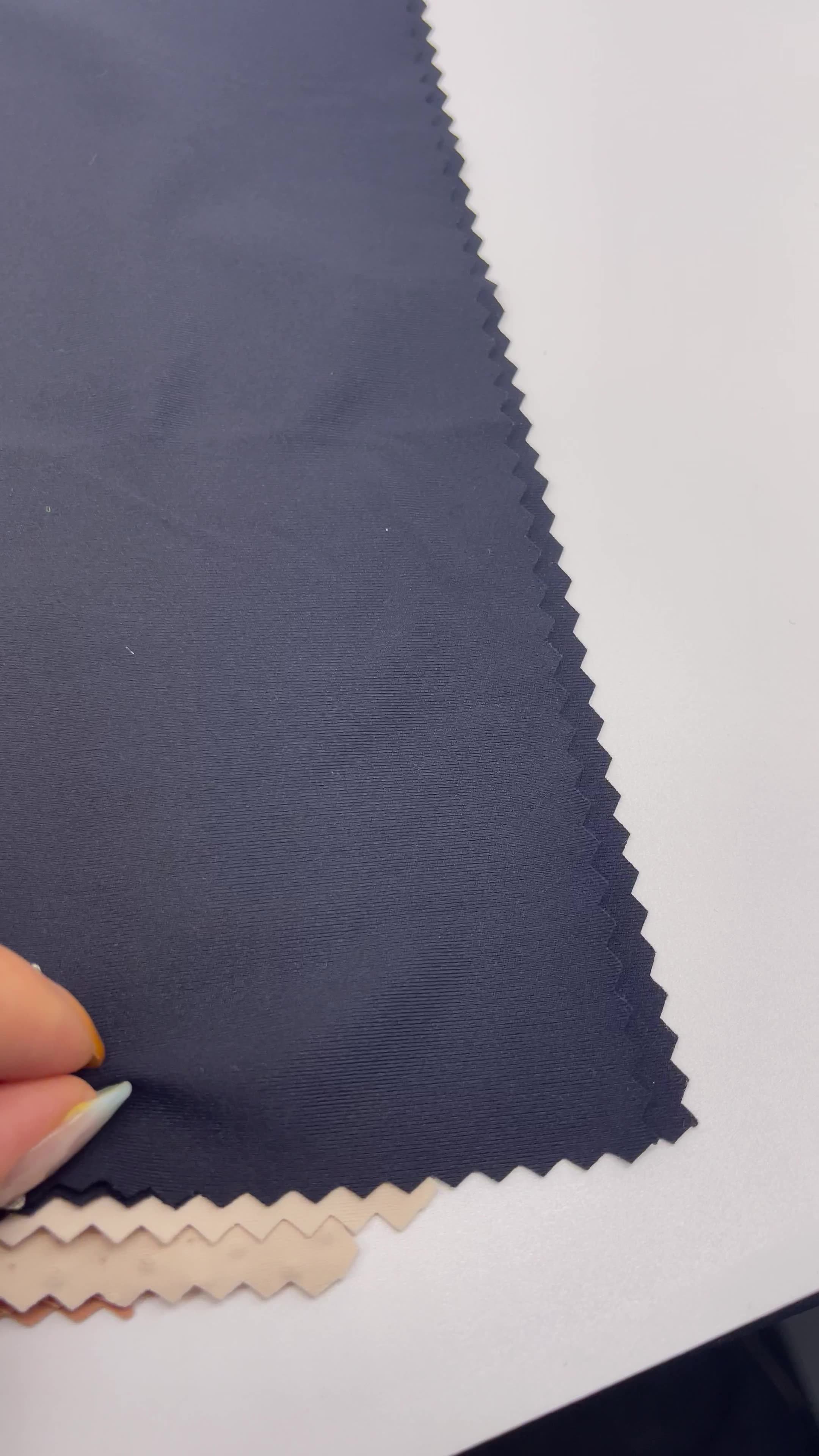 超细锦氨高弹高密双面布随心裁面料锦纶超薄冰丝透气面料