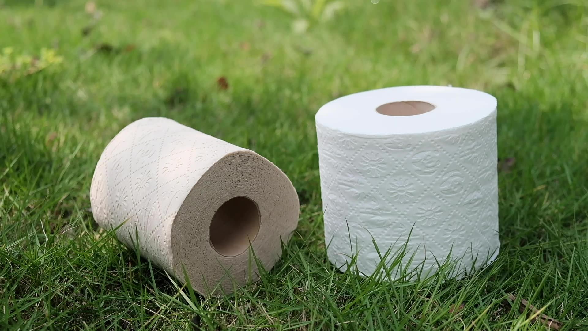 树免费竹厕纸4层卫生纸卷筒