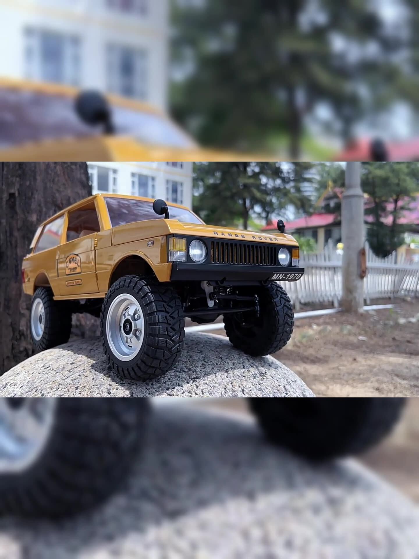 莽牛mn168初代揽胜1:12仿真遥控车模型四驱改装越野rc攀爬车玩具