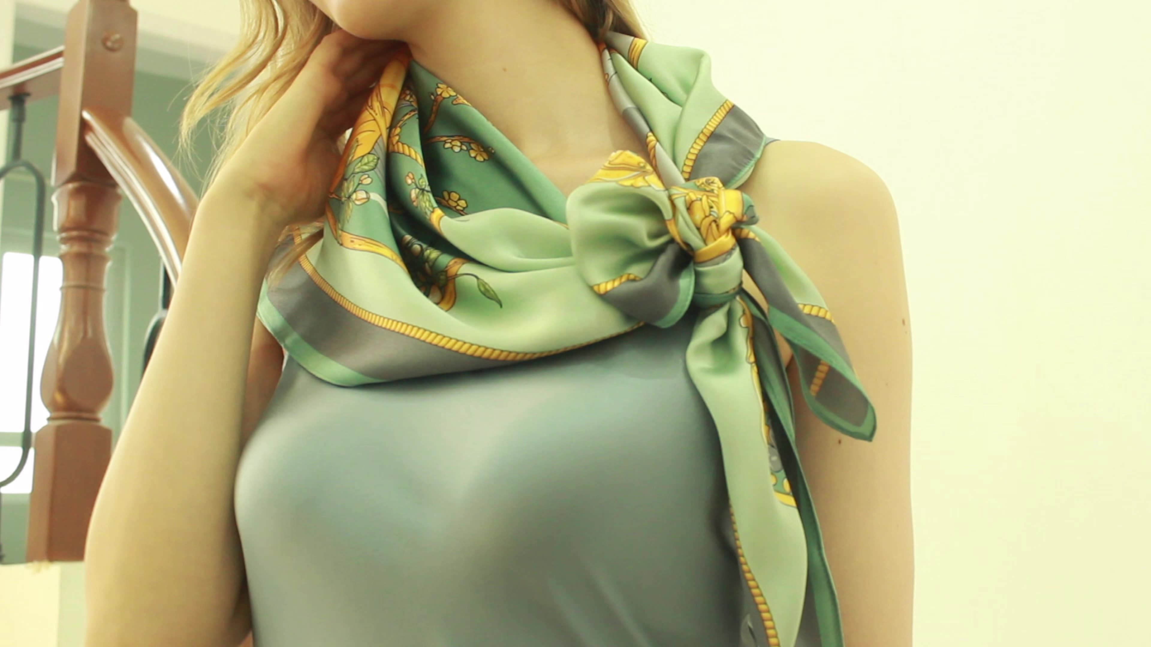 head hair scarf 65*65cm printing square mullberry silk scarves