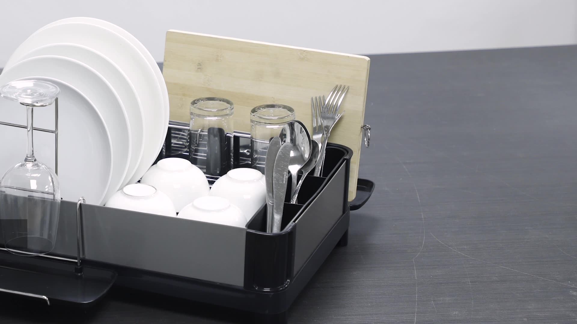 large capacity dish rack single tier dish drying rack 304