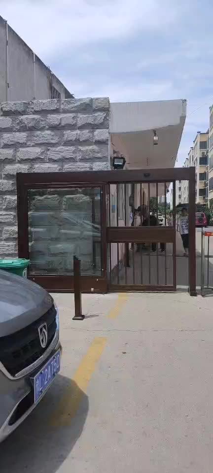 门禁刷卡门小区出入口刷卡平移门广告平移门刷卡进出有利人员管理