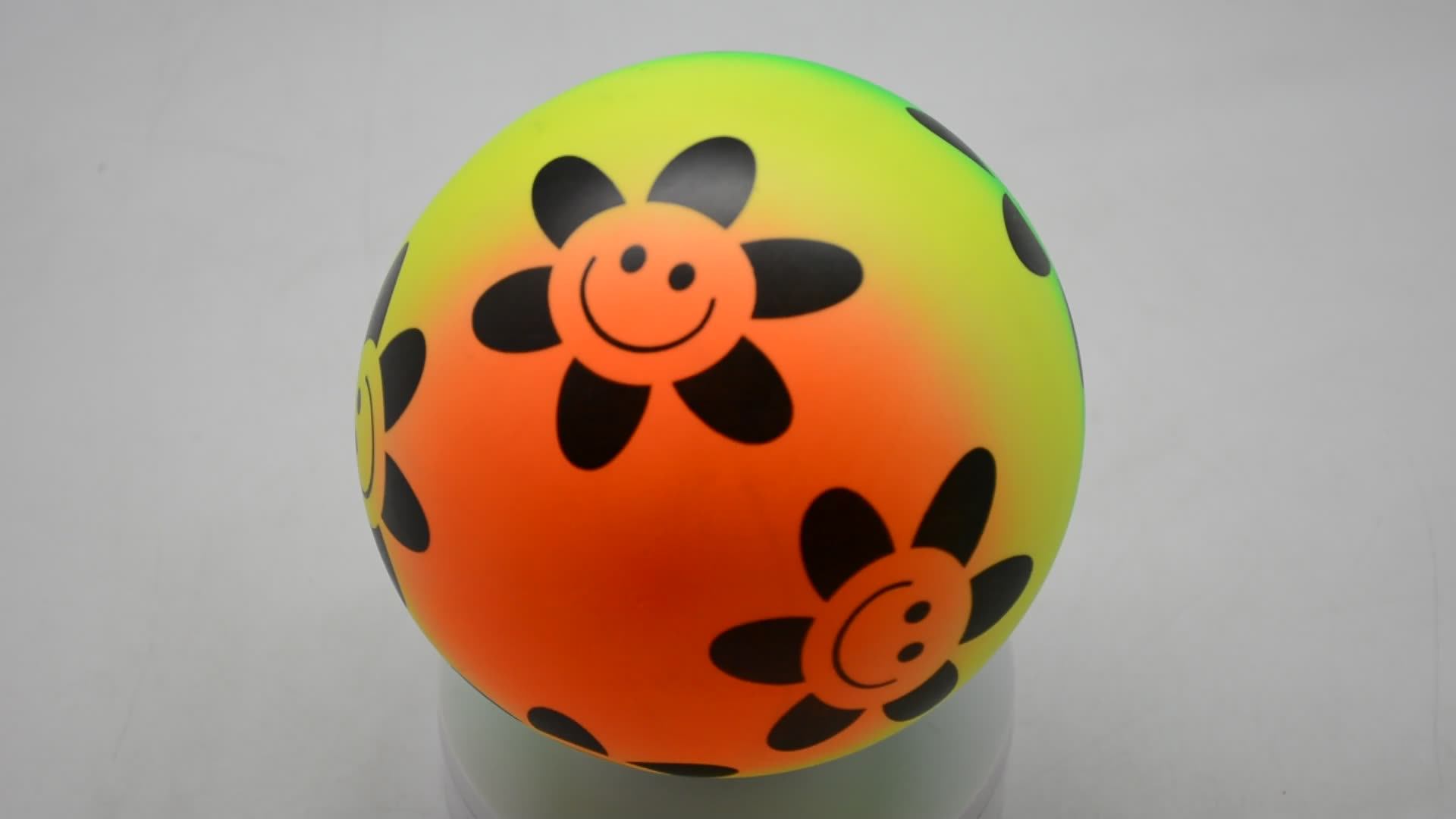 hot sale cheap rainbow pvc toy ball beach ball with logo