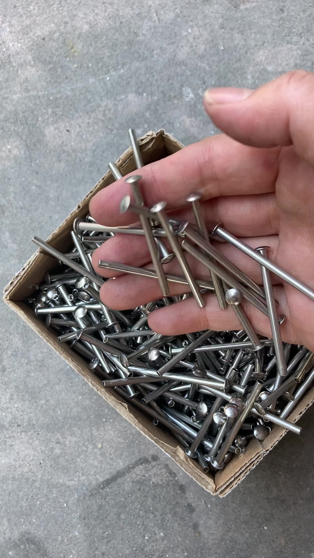 不锈钢半空心铆钉扁圆头铆钉铆接紧固件压铆件现货m4m8