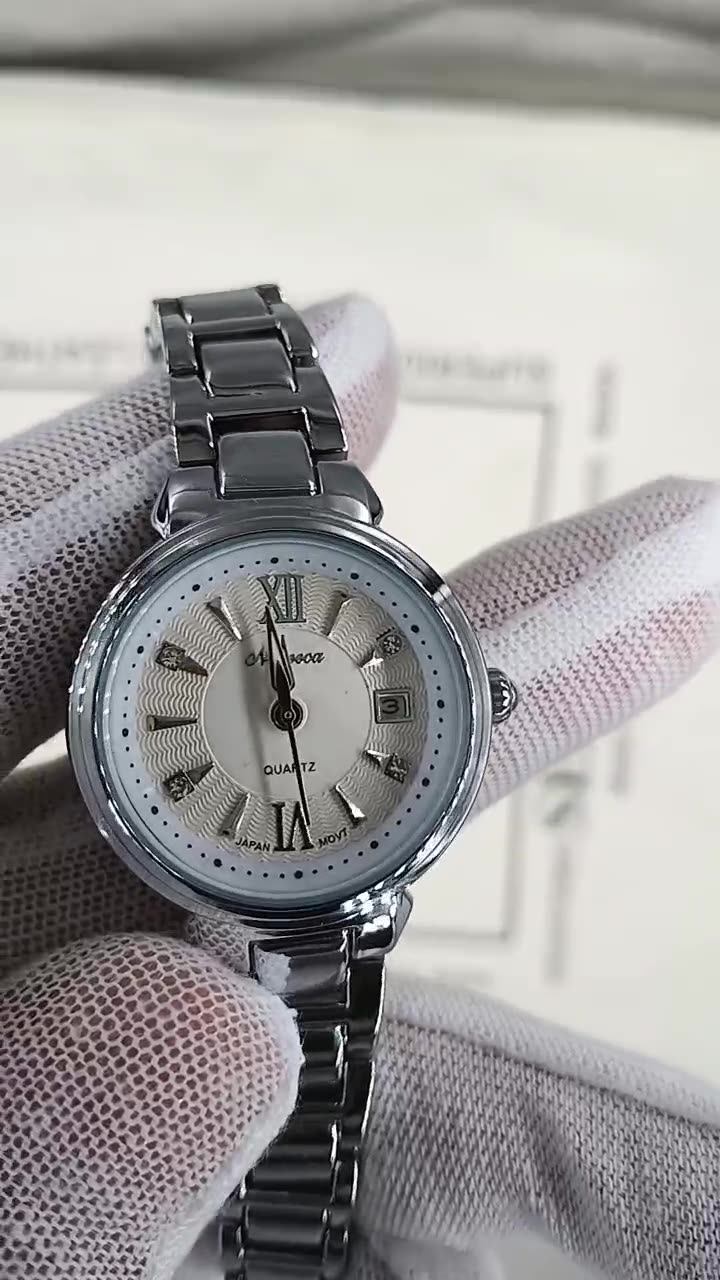 钢带女手表gedi正品时尚跨境女表时尚潮流个性女手表厂家批发