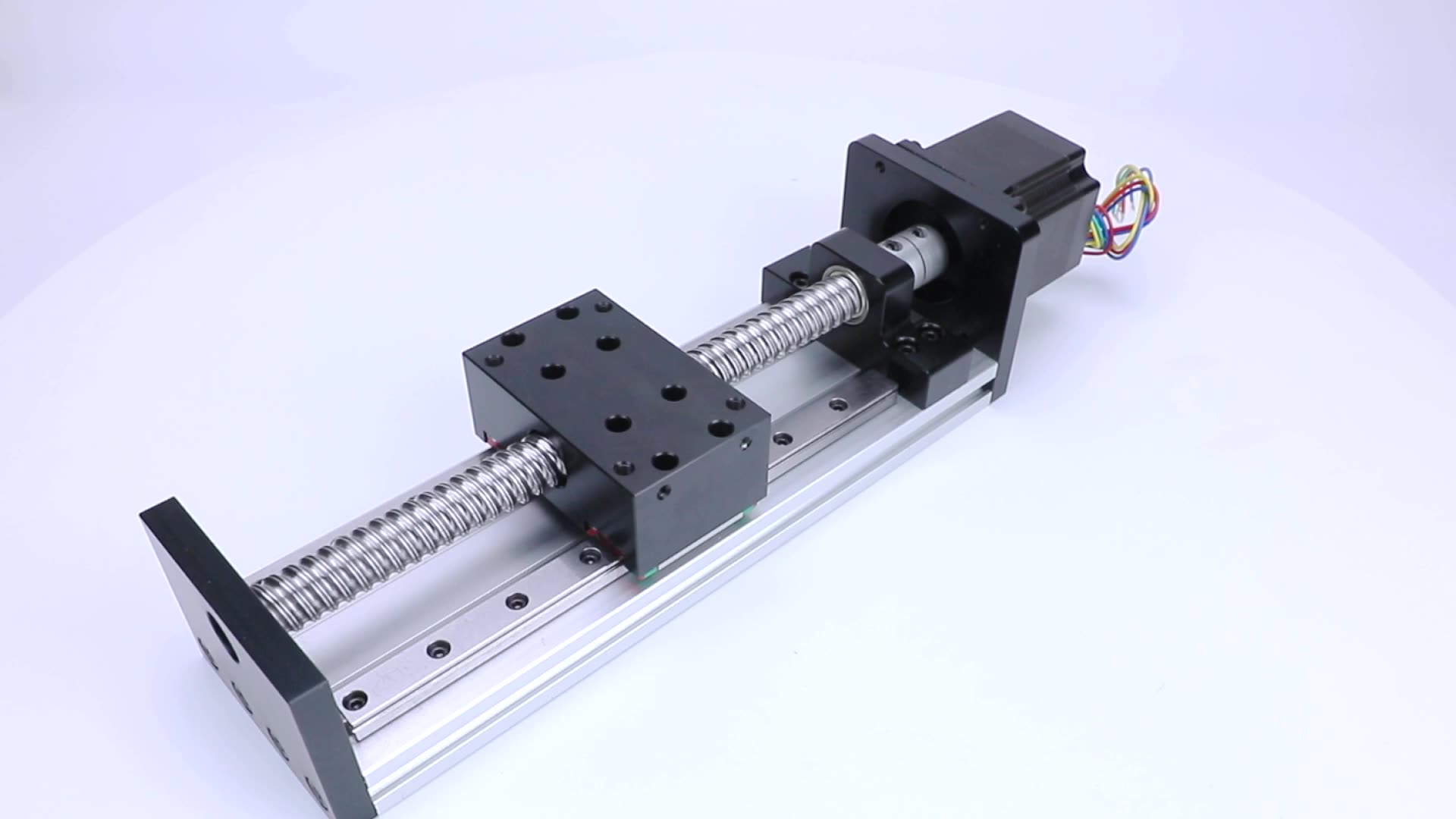 gx80滚珠丝杆滑台直线导轨模组滚珠平台十字xyz龙门全新