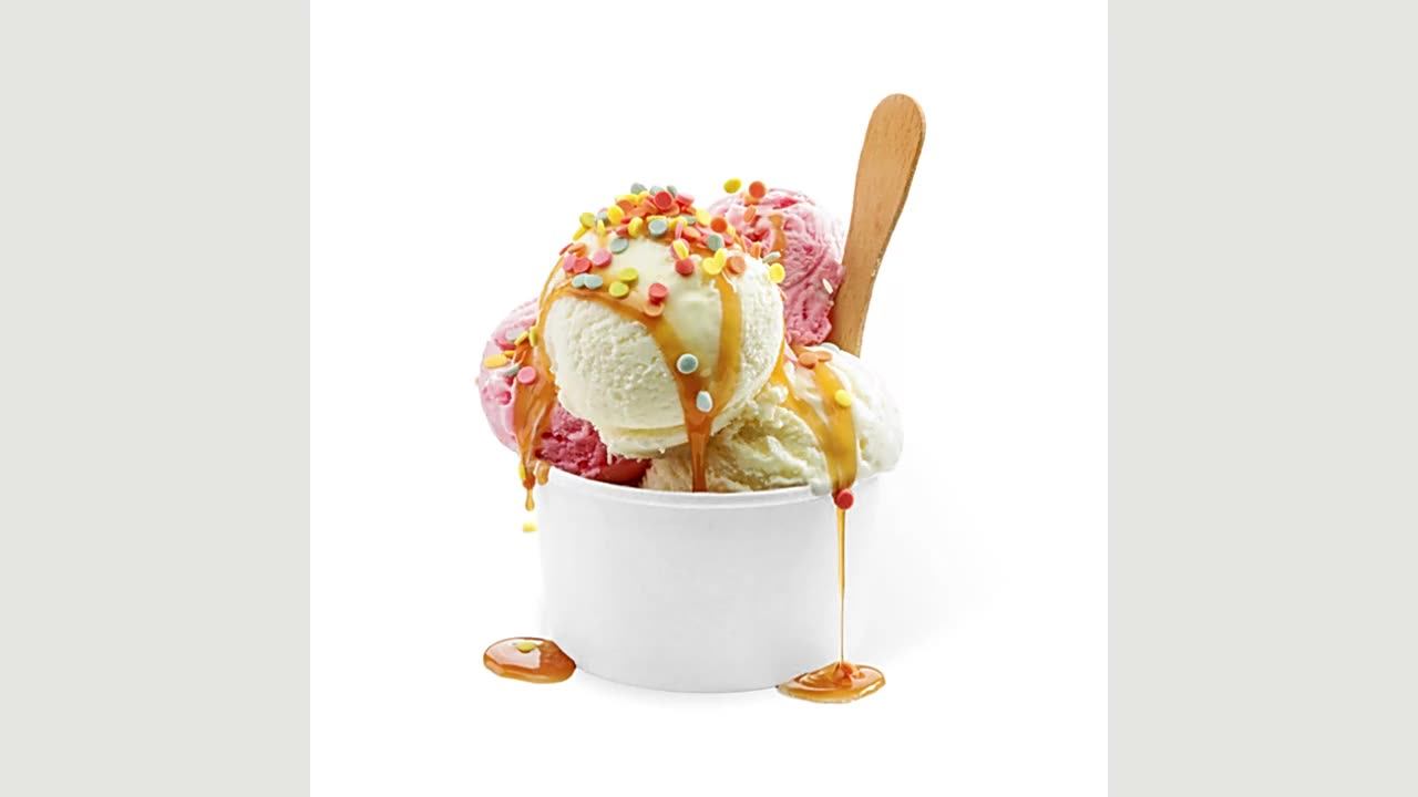 custom printed white noodle dessert hot soup or