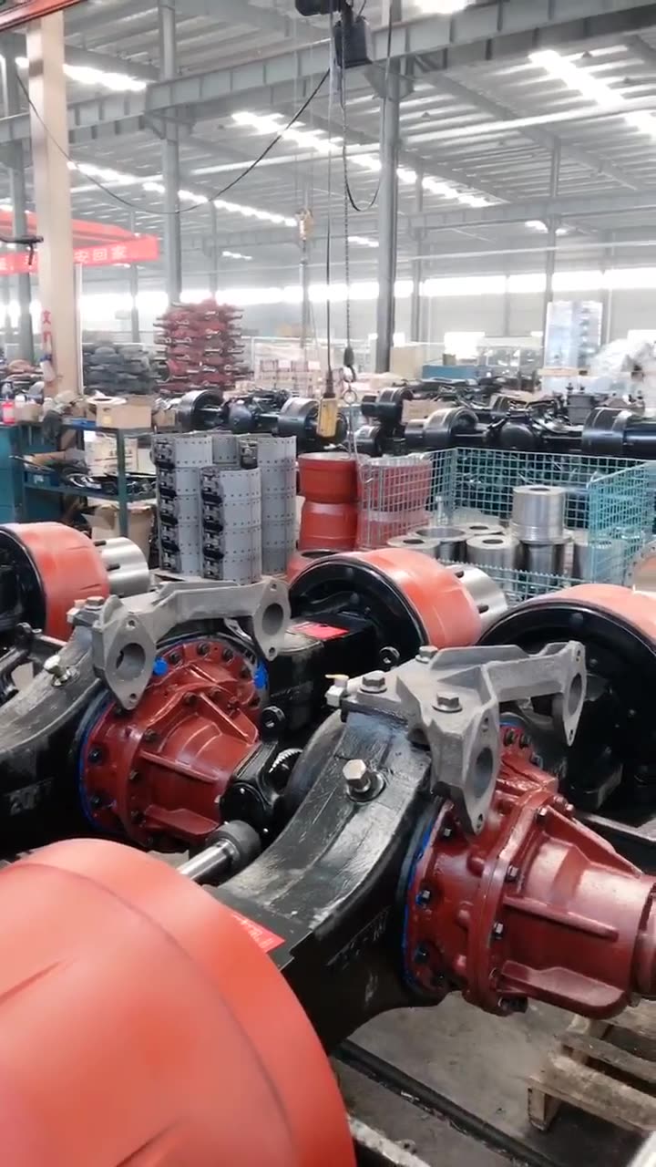 福田欧曼重汽陕汽德龙北奔车桥前桥总成 后桥总成汉德车桥后桥壳