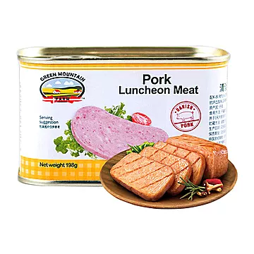 丹麦进口绿山农场午餐肉罐头198g清淡风味[3元优惠券]-寻折猪