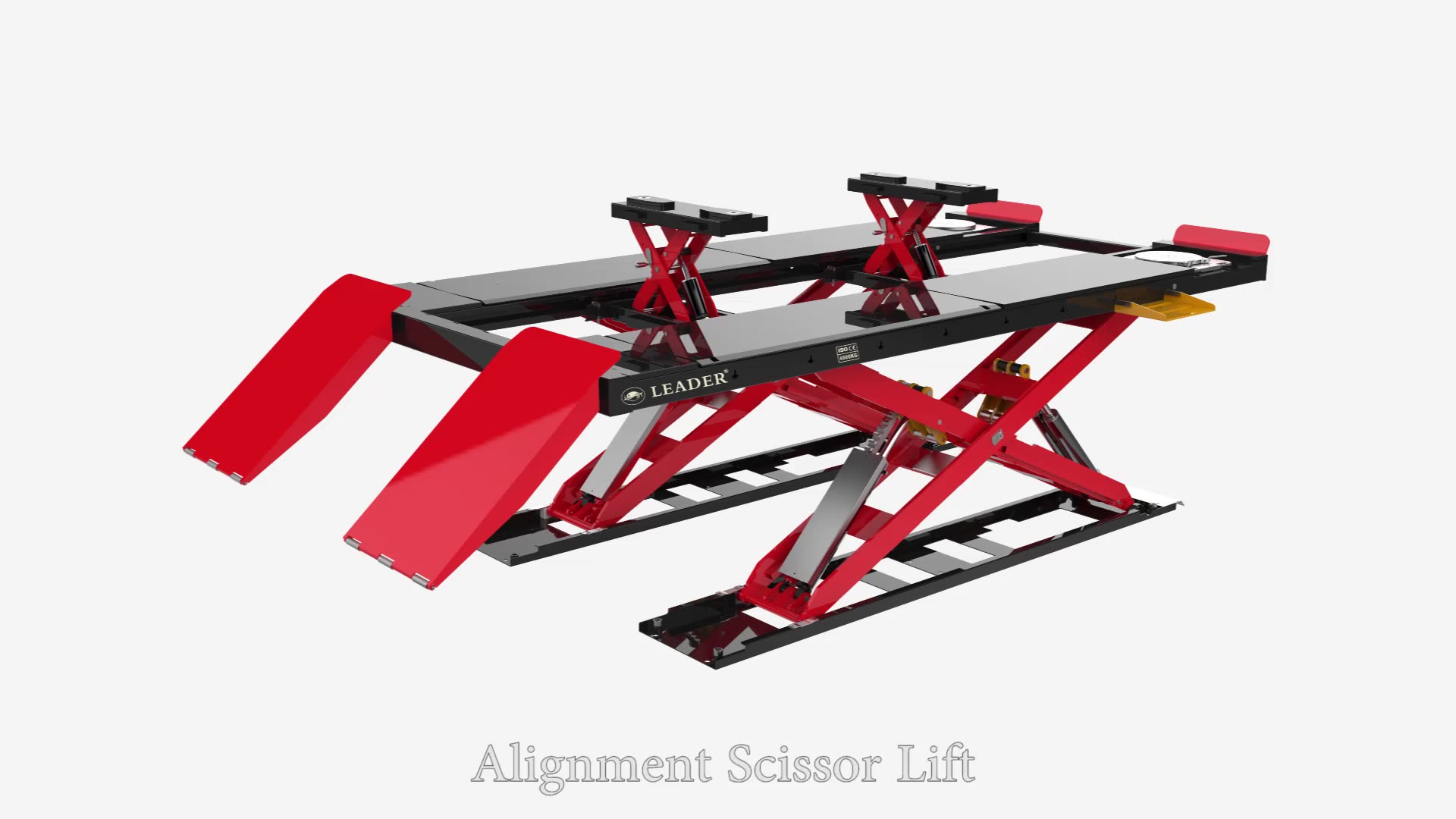 high quality 4000kg capacity wheel alignment scissor car lift