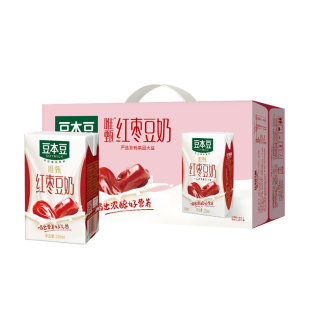 【豆本豆】红枣豆奶250ml*72盒