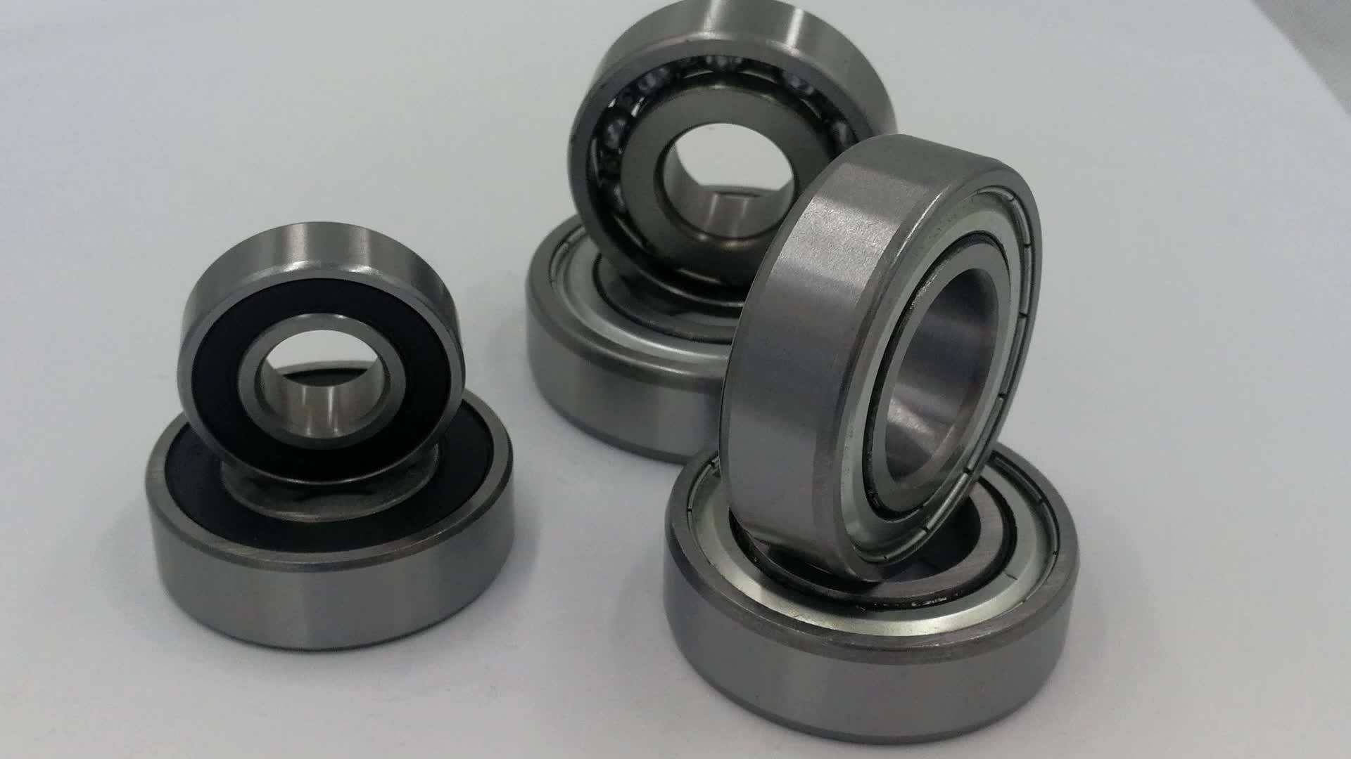 低噪音铬钢深沟球轴承 6300 zz 2rs 尺寸为 10*35 * 11毫米