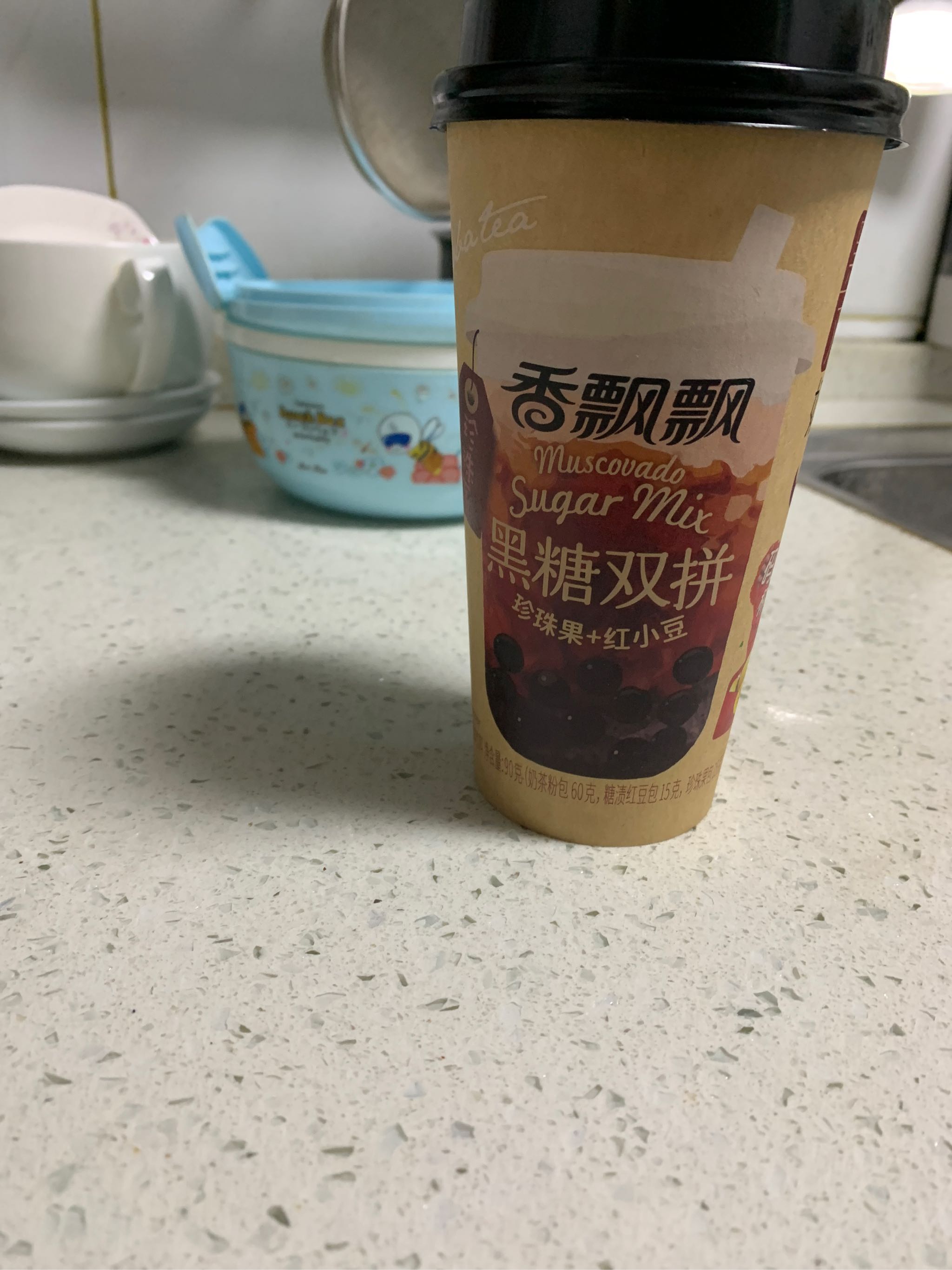 香飘飘黑糖珍珠双拼奶茶18杯装好用吗？怎么样？多少钱，使用效果揭秘,第2张